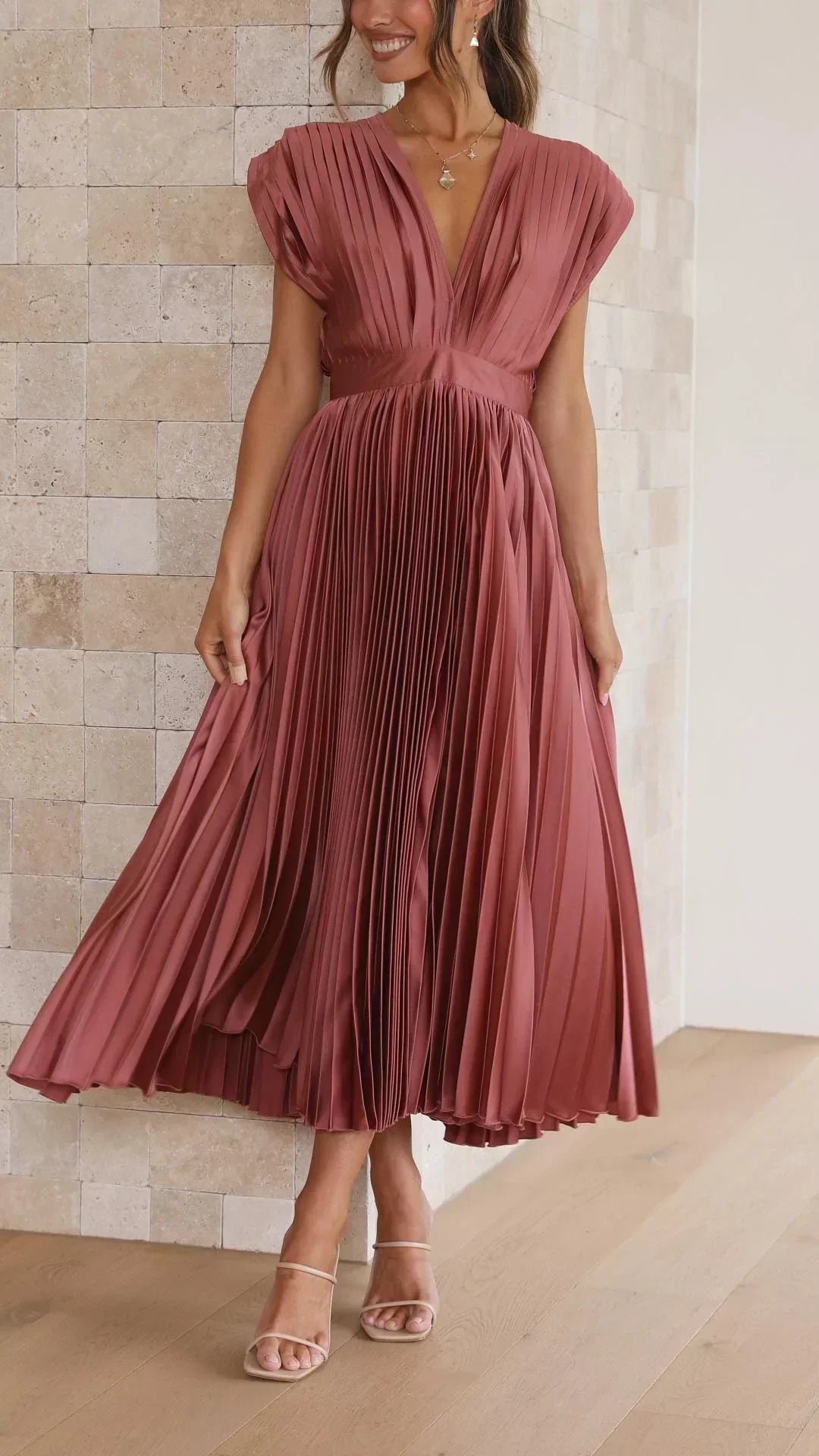 La Scintilla | Elegante Plissé Jurk