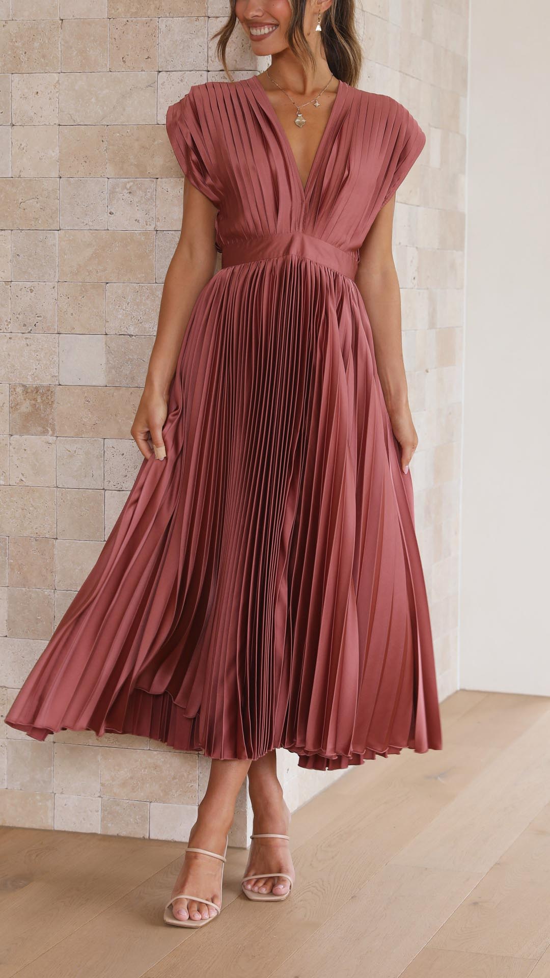La Scintilla | Elegante Plissé Jurk