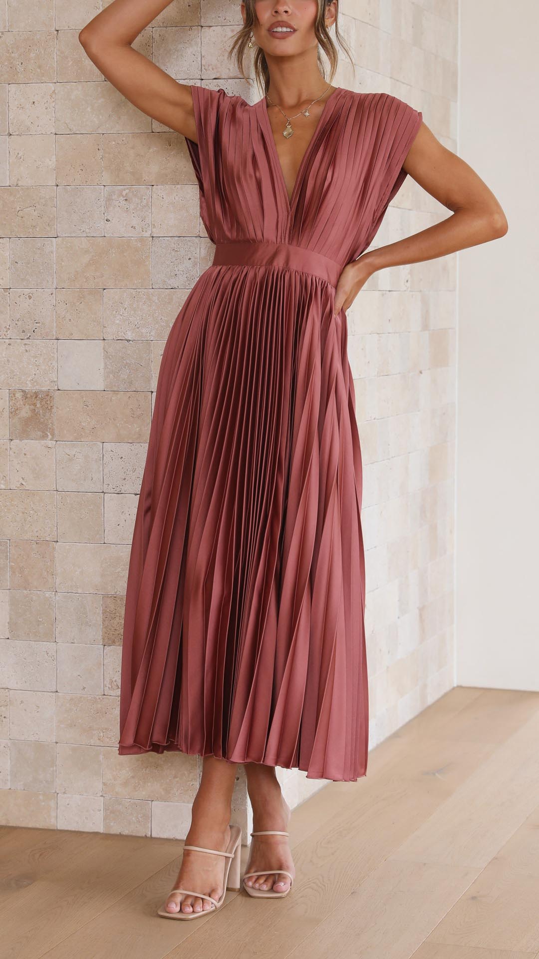 La Scintilla | Elegante Plissé Jurk