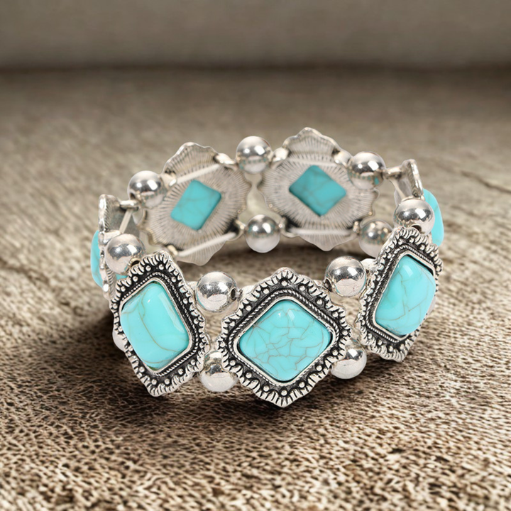 De Stretch Armband "Nomade Concho"
