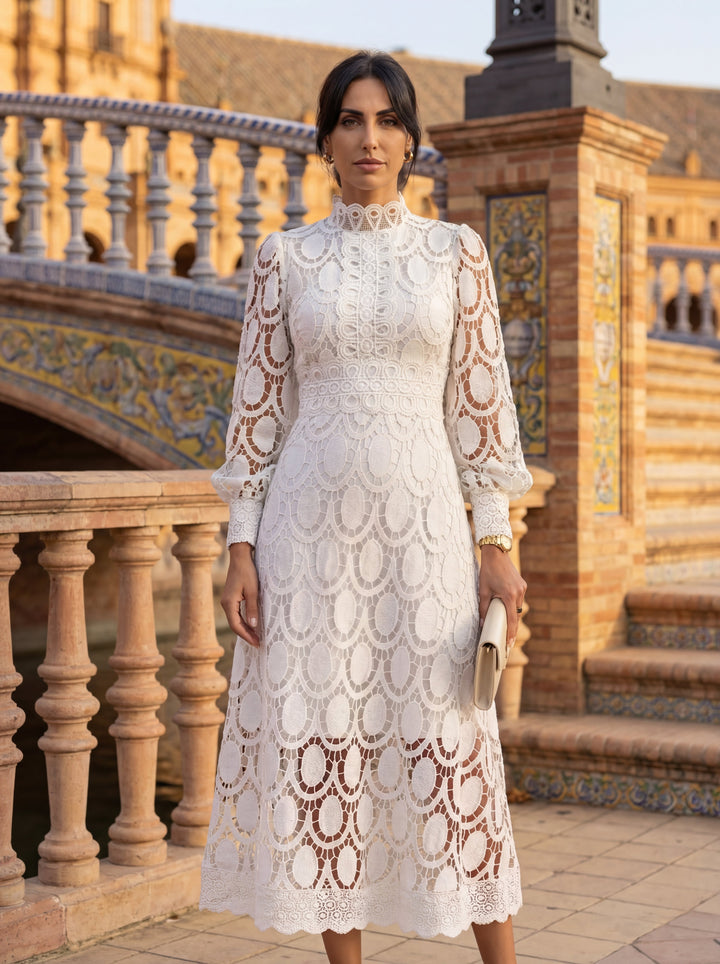 Carmona | Lente kant jurk