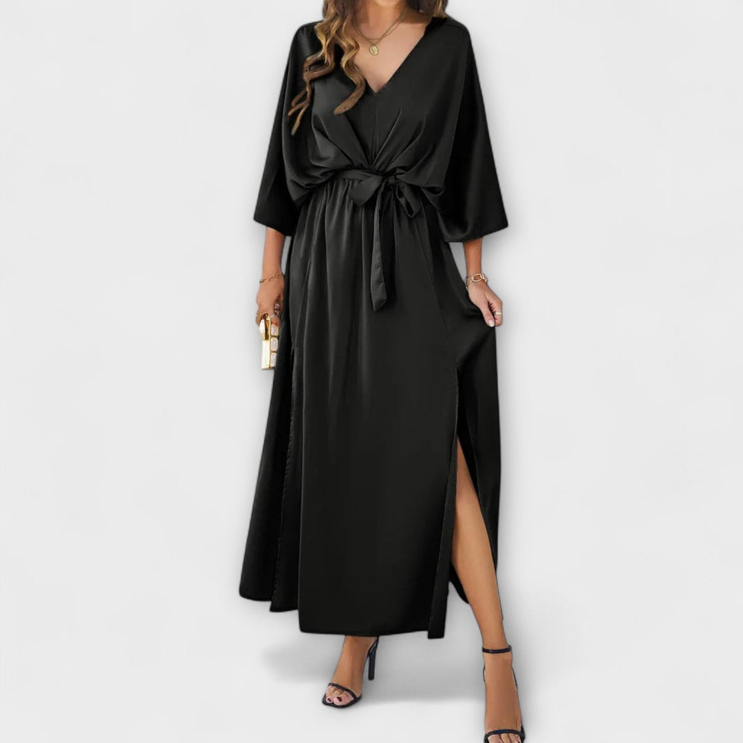 Sabrina - Maxi jurk met V-hals
