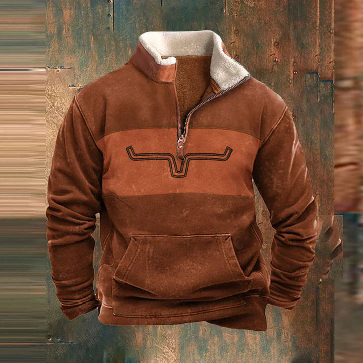 James™ - Vintage Comfortabele Pullover Rits