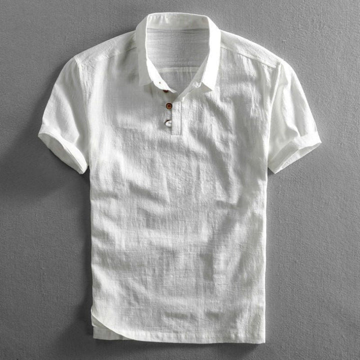 Genji - Heren Korte Mouwen Shirt in Japanse Stijl