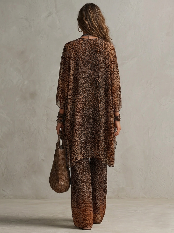 Boho Luipaard Luxe 3-delige Set