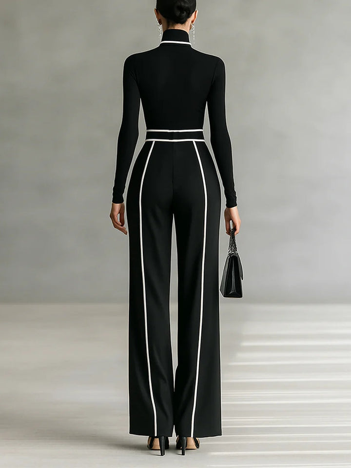 Vera™ | Elegante set met contrasterend detail