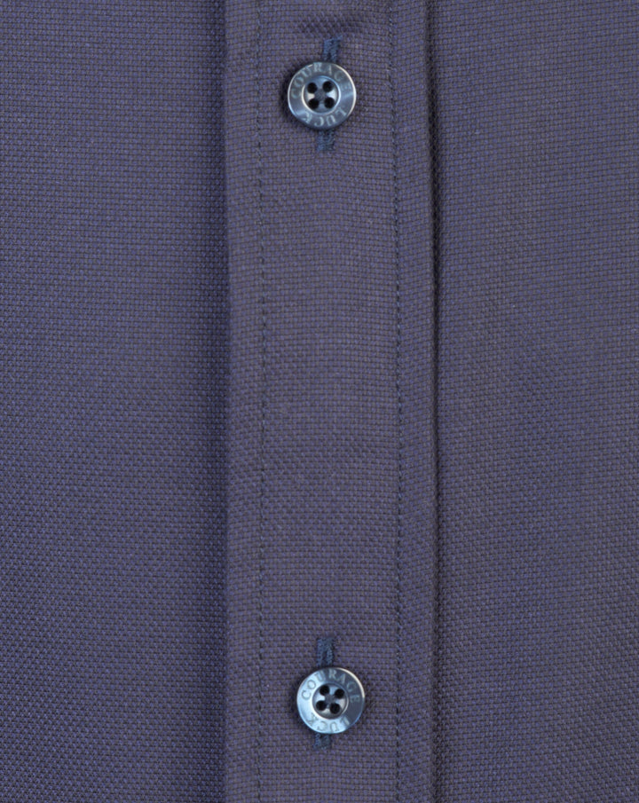 Desmond | Heren Fitted Zip-Up Shirt