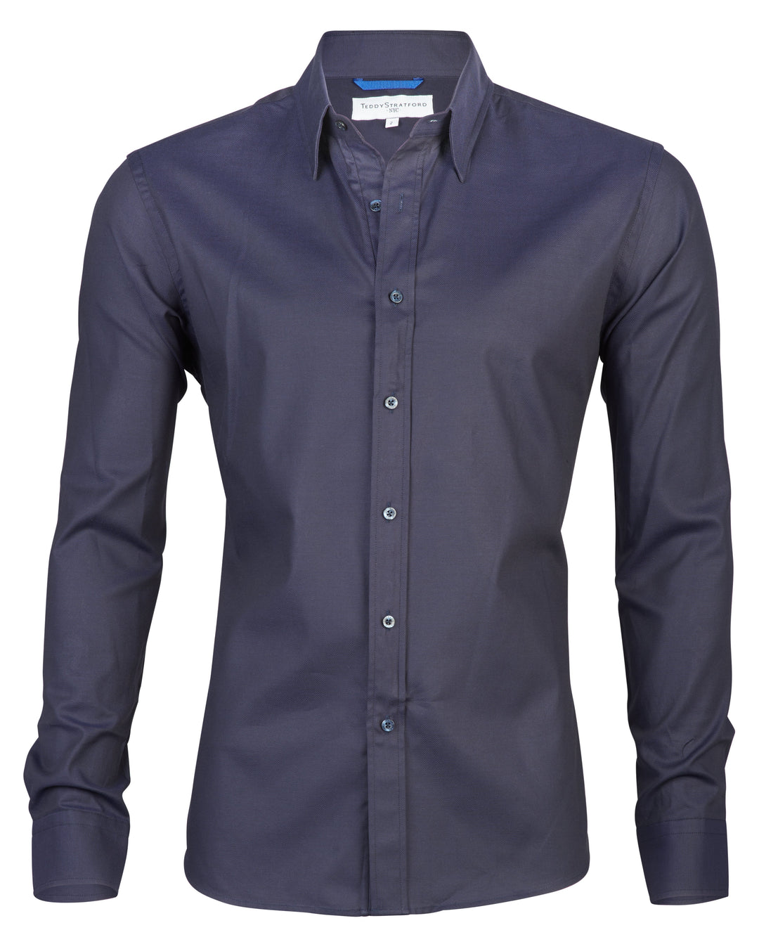 Desmond | Heren Fitted Zip-Up Shirt