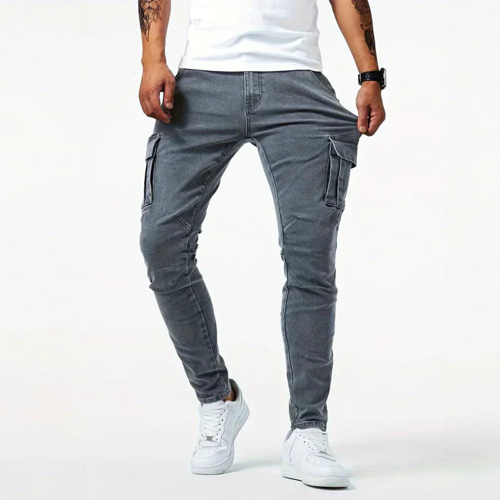 ALEX™ | ELASTISCHE CARGO JEANS