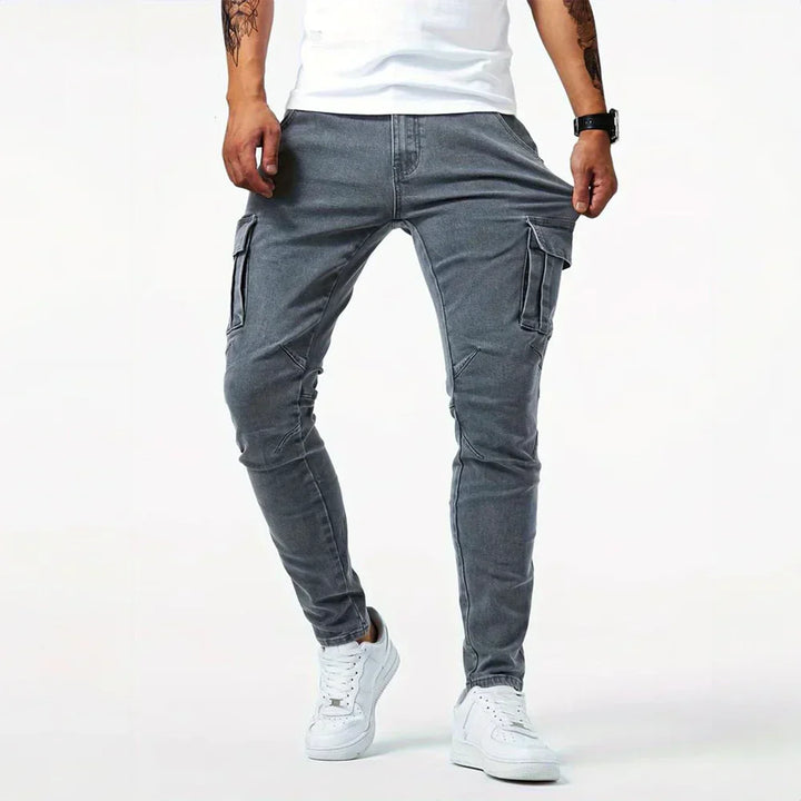 ALEX™ | ELASTISCHE CARGO JEANS