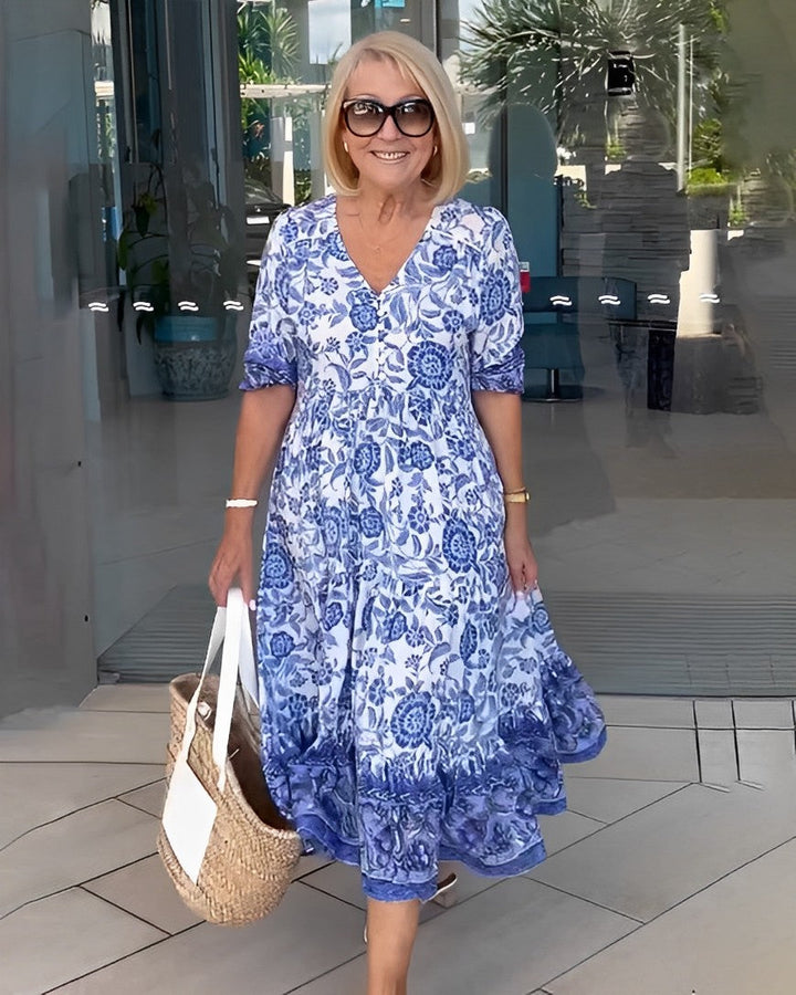 Madison – Lichte, vloeiende jurk met flatterend effect