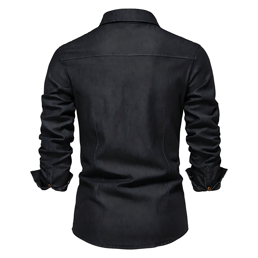FlexiFit Katoenen Denim Shirt