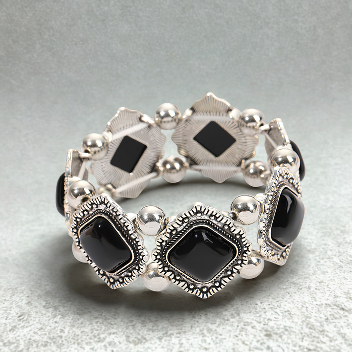 De Stretch Armband "Nomade Concho"