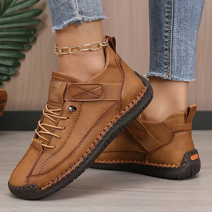 Gisela - Comfortabele orthopedische schoenen met een huideffect