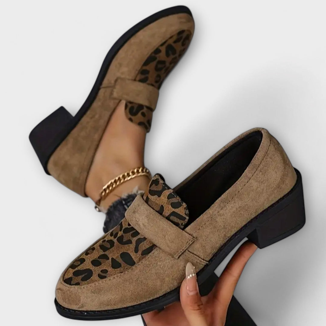 Aurora | Elegante dameschoenen met luipaardprint