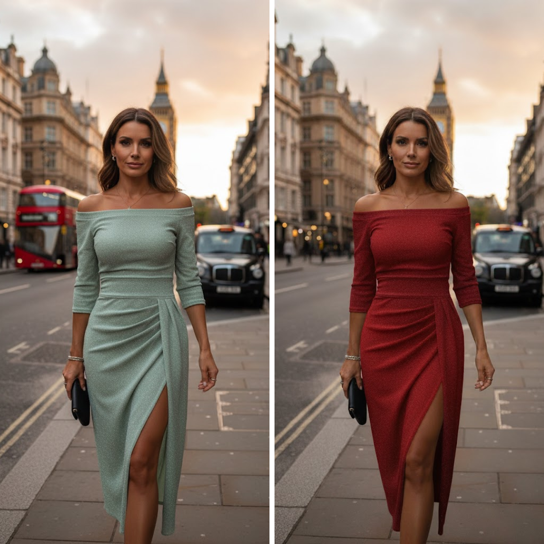 Stella™ | Maxi Jurk met Halterdecolleté