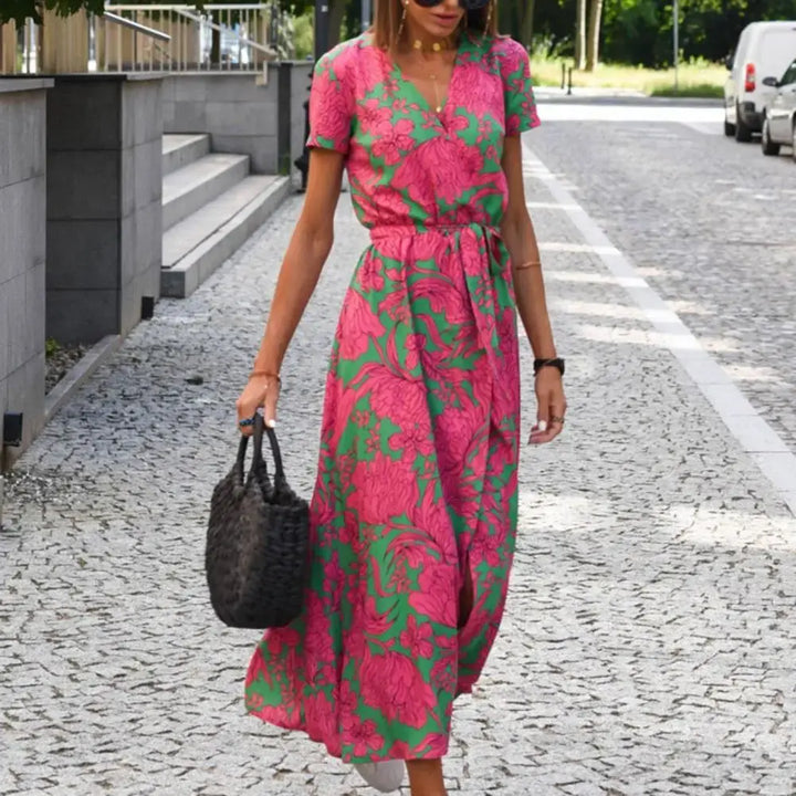Fez | Kruidige jurk met bloemenprint