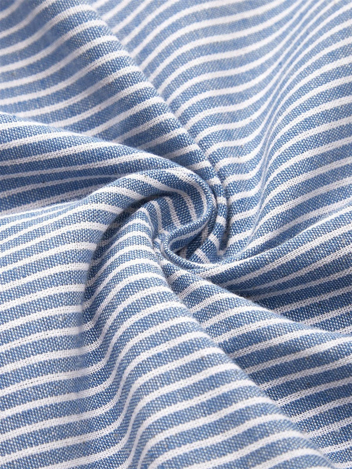 Jarna | Midi Gestreepte Jurk