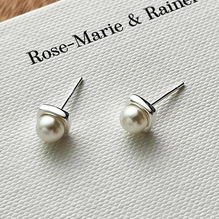 Elegante Zoetwaterparel Dangle Oorbellen