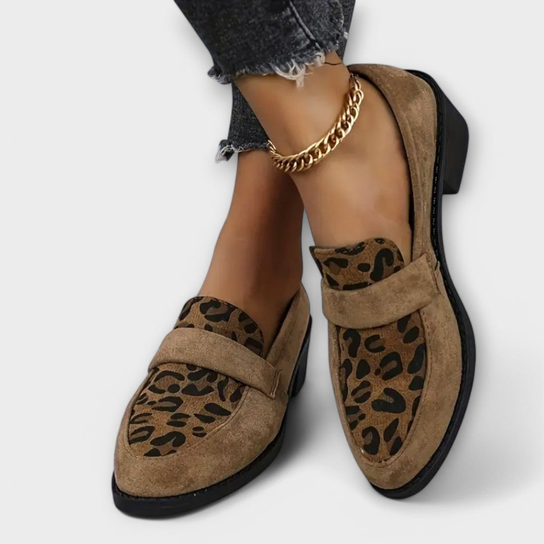 Aurora | Elegante dameschoenen met luipaardprint