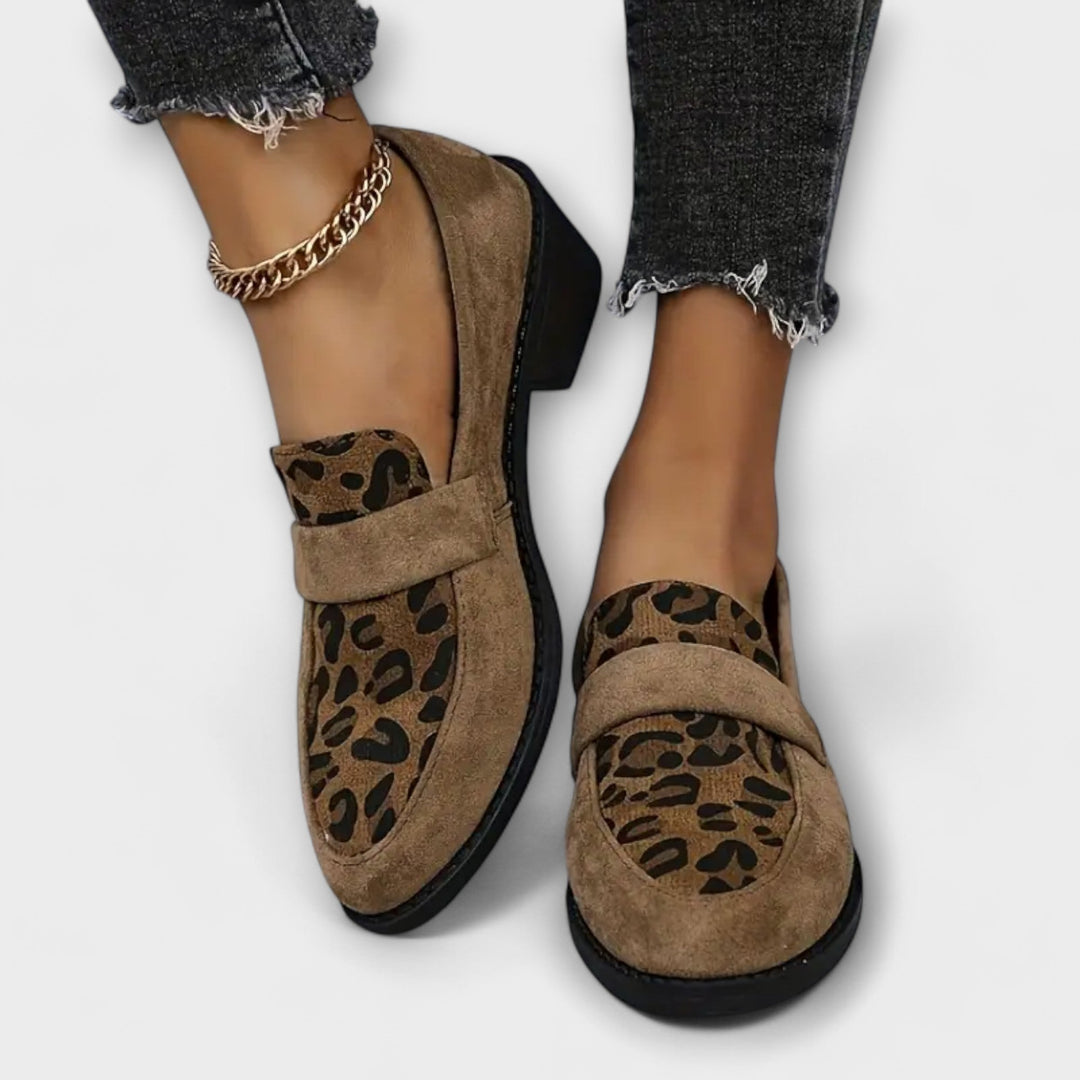 Aurora | Elegante dameschoenen met luipaardprint