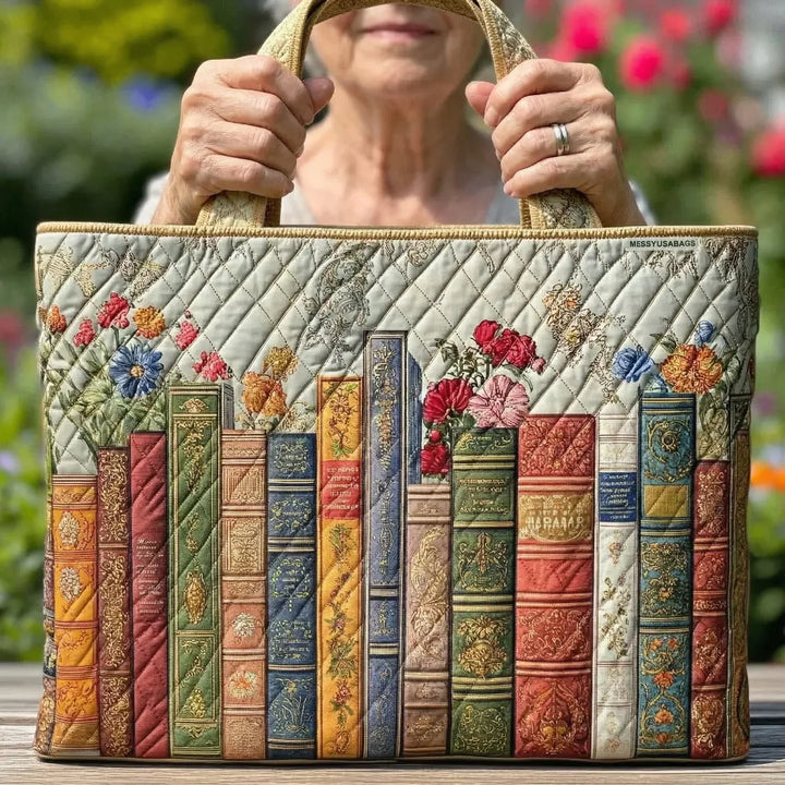 Gequilt Handtas - Betoverde Bibliotheek