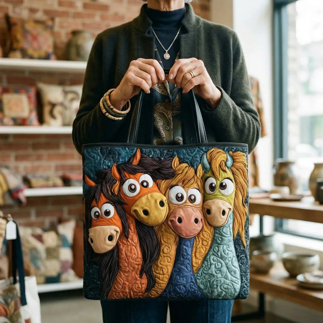 Handgemaakte tas - Speelse Pony