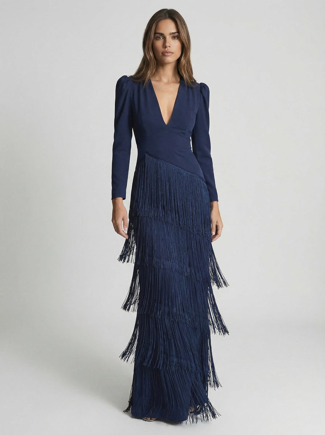 Salvia | Fringe Jurk