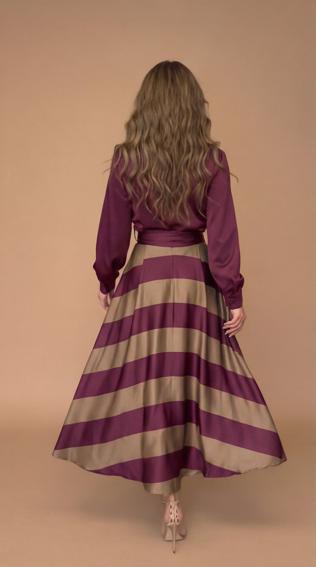 Mila™ | Gestreepte Maxi Jurk