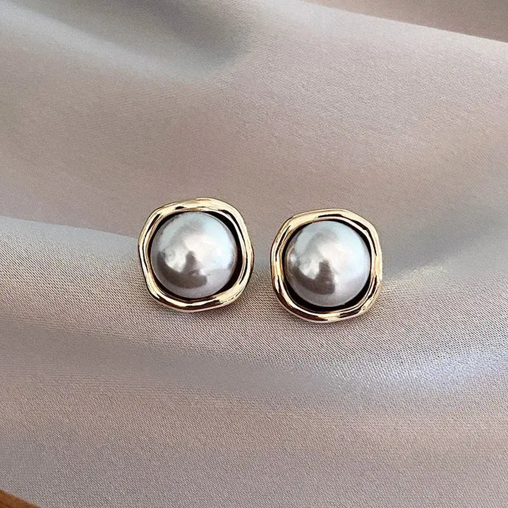 Elegante zwarte pareloorbellen