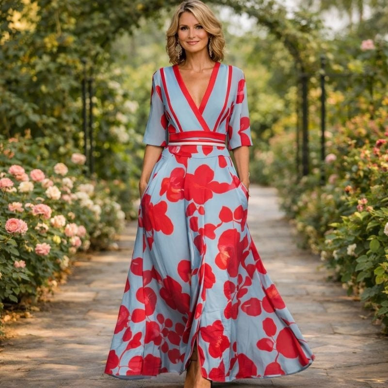 Layla™ | Elegante Viscose Jurk