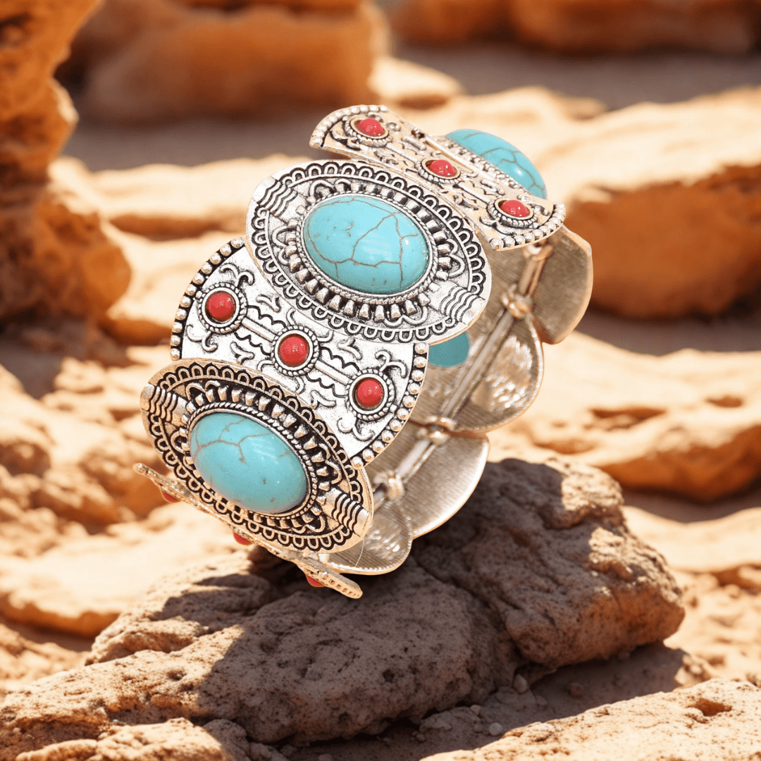 Stijl Navajo Ethnische Armband Verstelbaar Vintage Navajo-Bohemian
