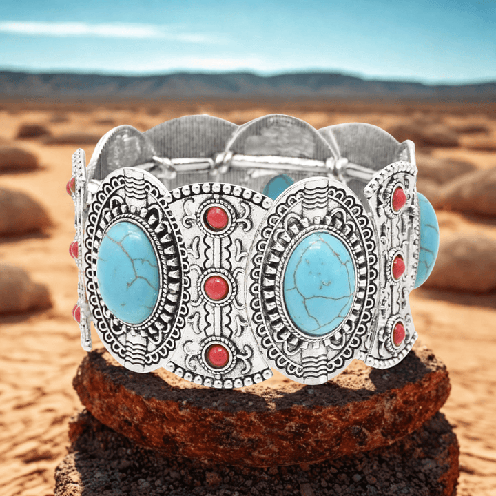 Stijl Navajo Ethnische Armband Verstelbaar Vintage Navajo-Bohemian