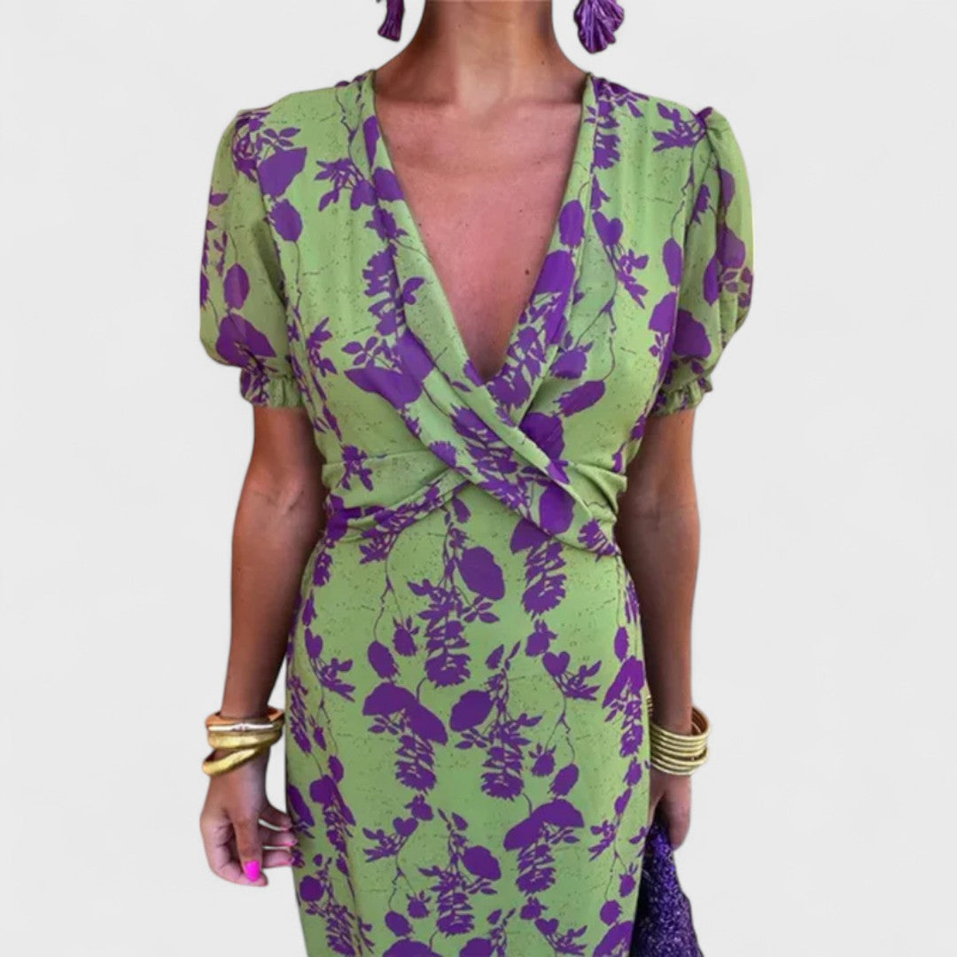 Carmen | Premium Elegante Jurk met Diepe Decolleté
