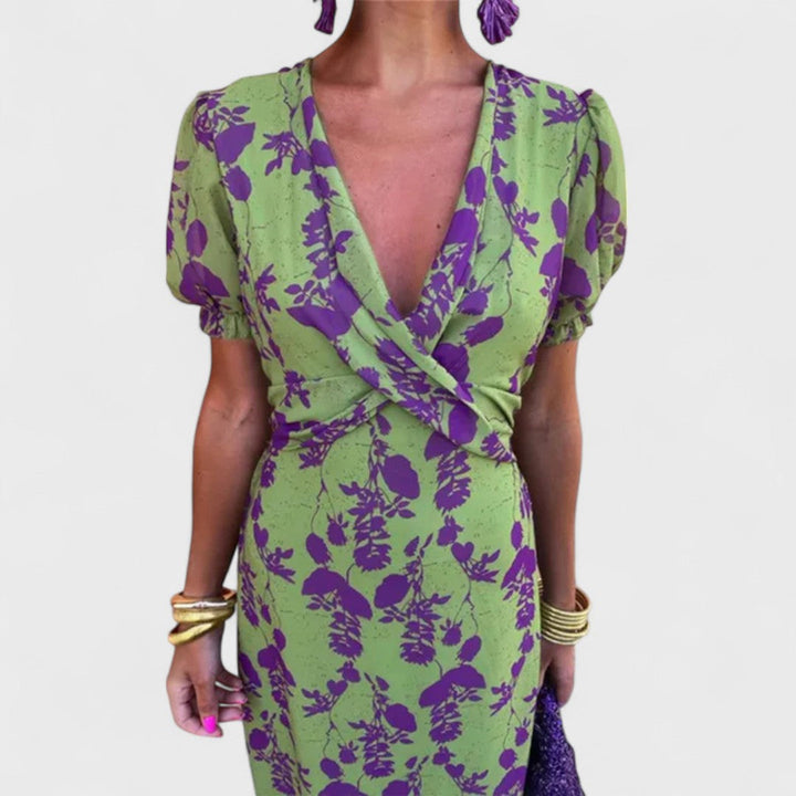 Carmen | Premium Elegante Jurk met Diepe Decolleté