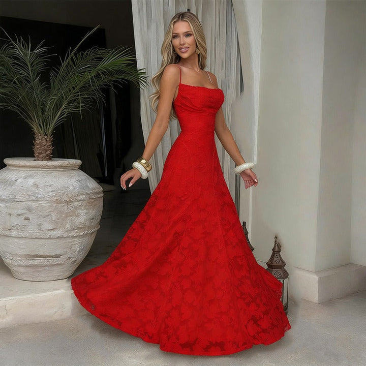 SOFIA | Elegante Kanten Maxi Jurk