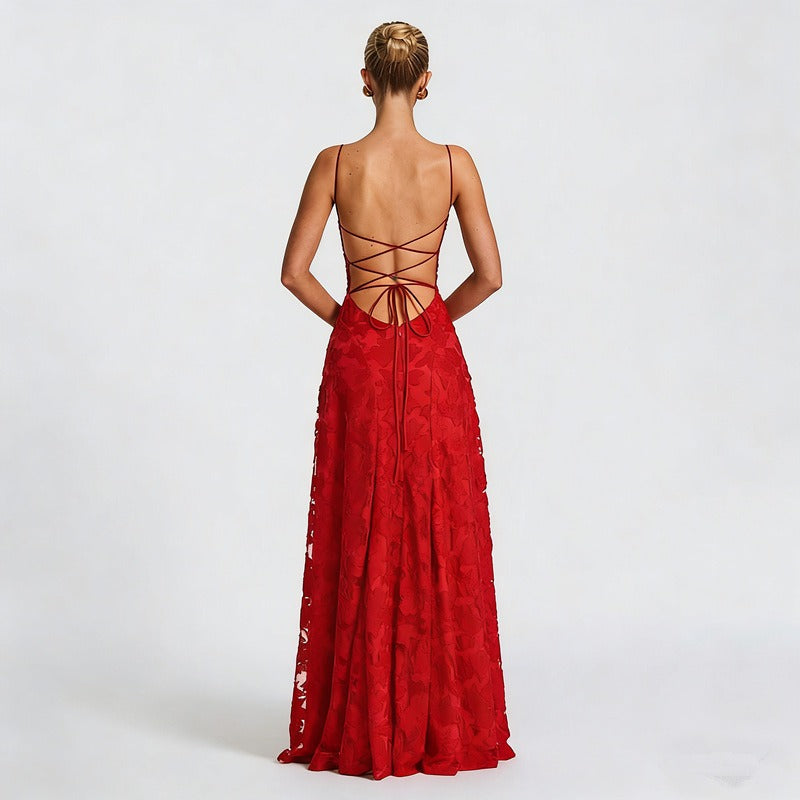 SOFIA | Elegante Kanten Maxi Jurk