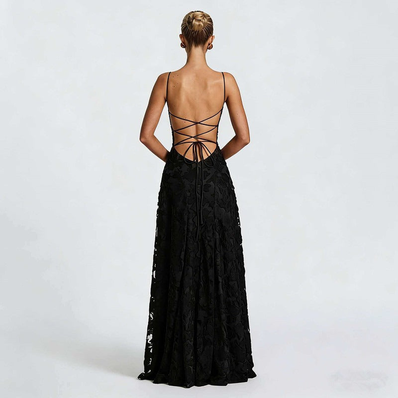SOFIA | Elegante Kanten Maxi Jurk