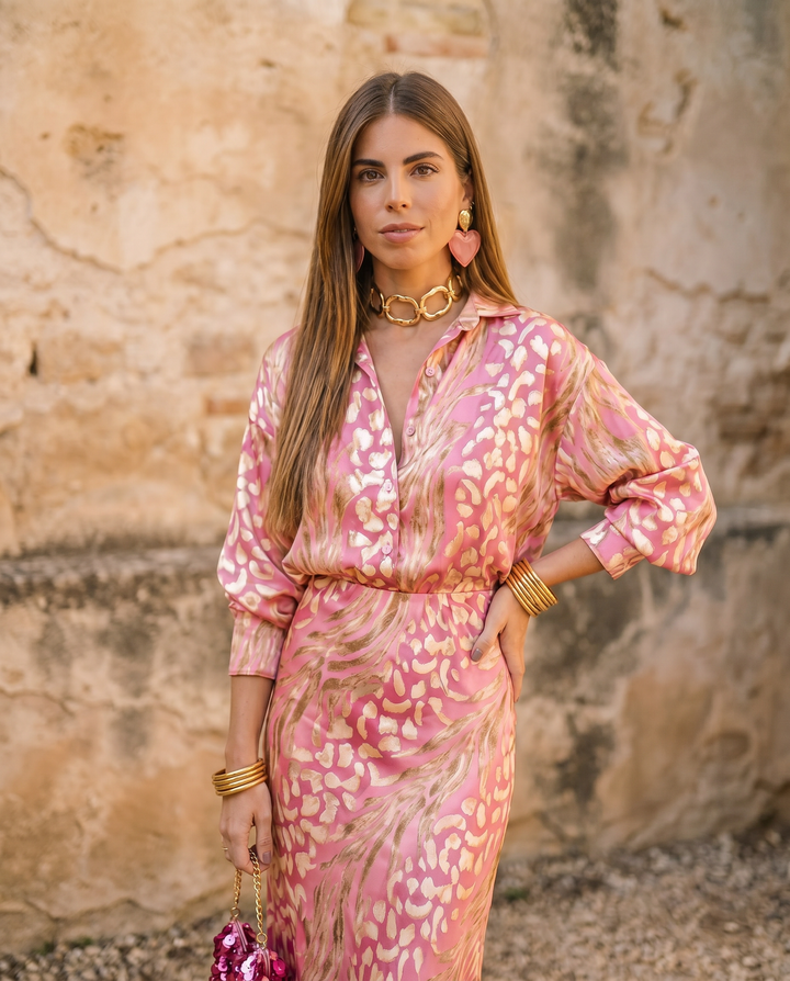 Alva | Elegante tweedelige evenement jurk