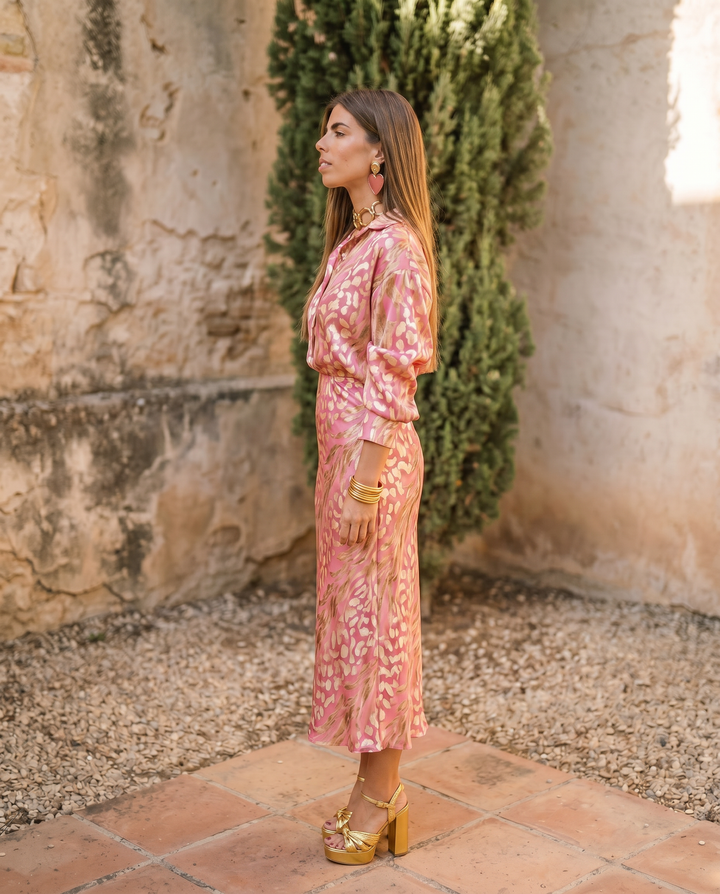 Alva | Elegante tweedelige evenement jurk