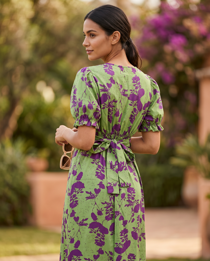 Andrea | Lente jurk met print