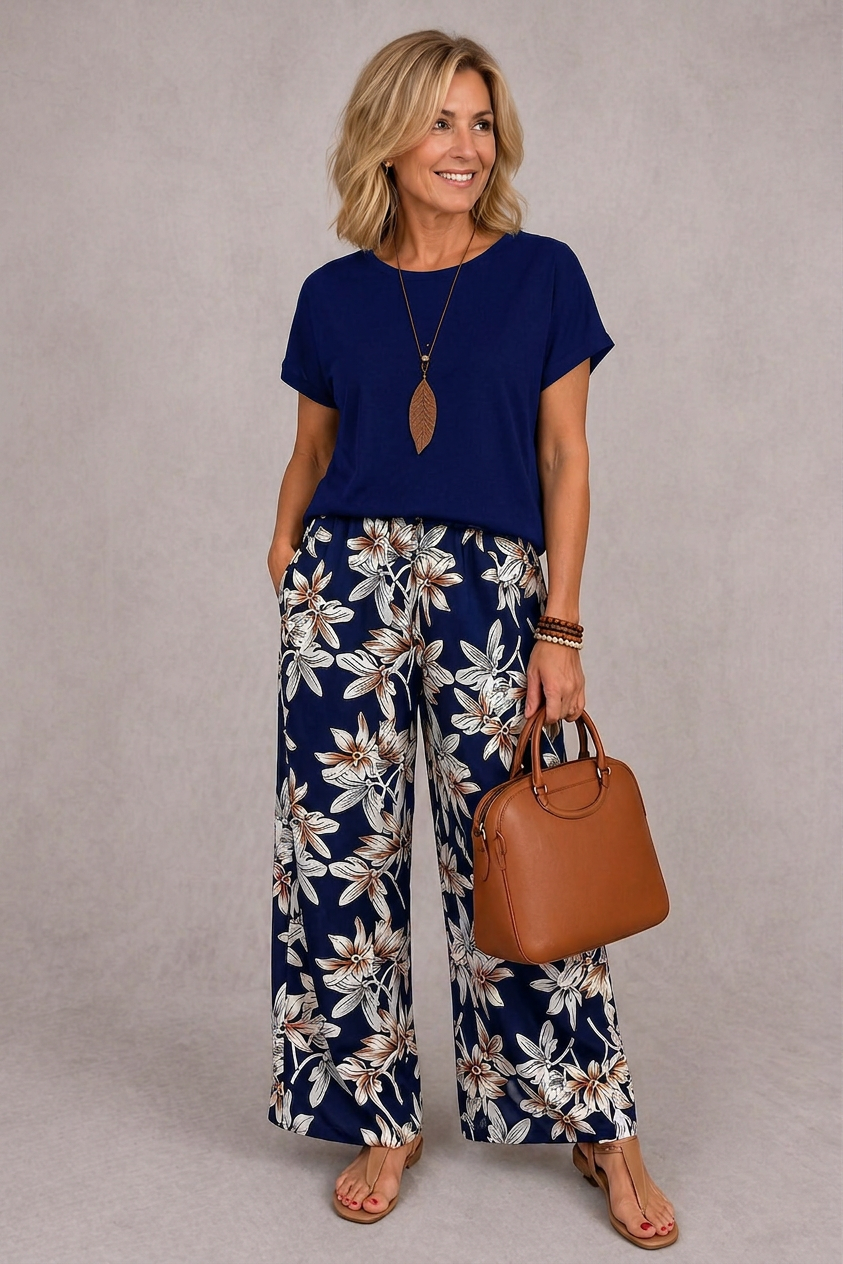 Rosie | Elegante Bloemige Twee-Delige Set