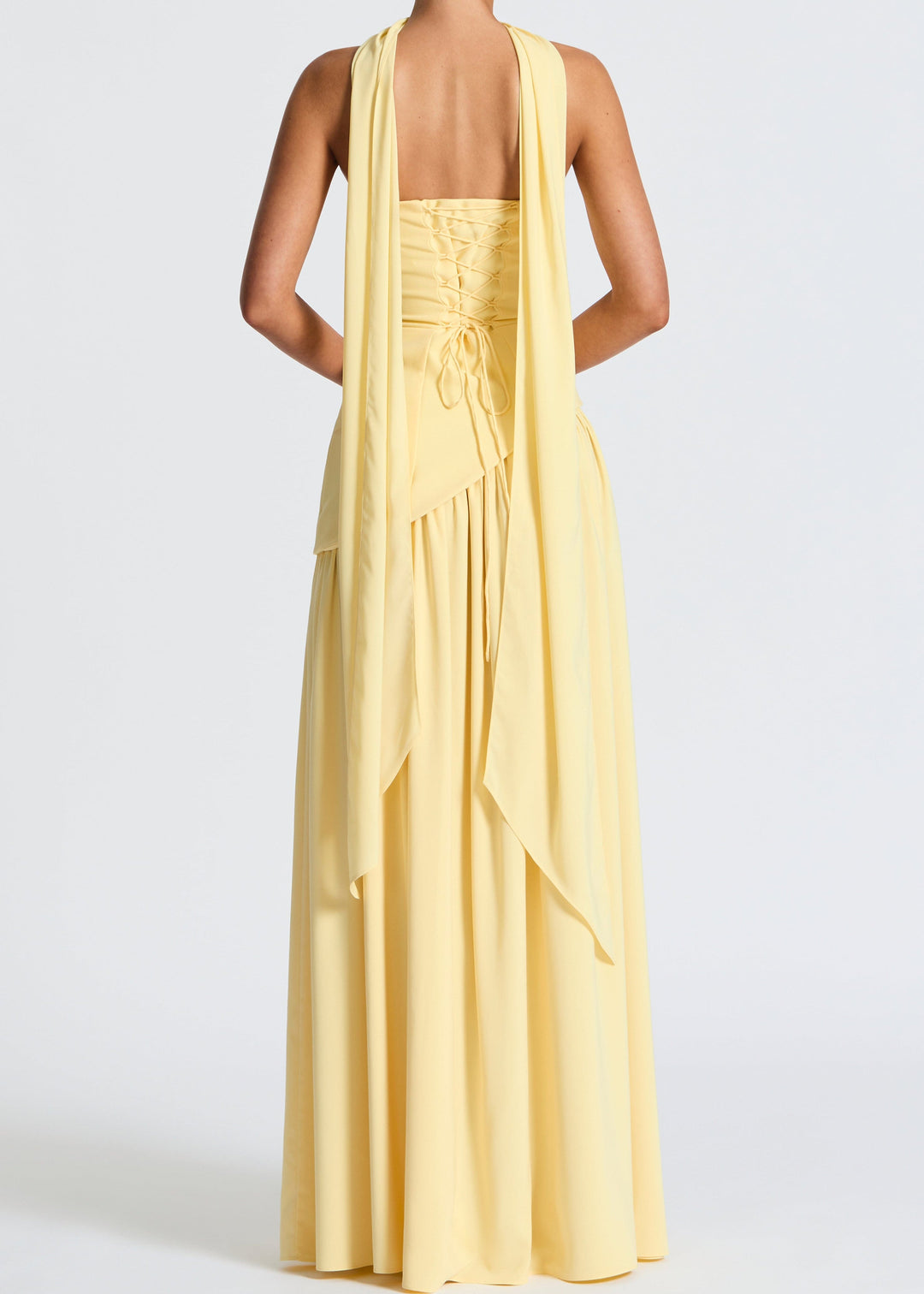 LINA | Strapless Maxidress met Hoge Split