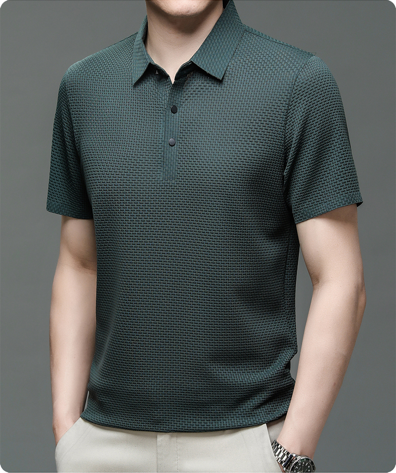 Prestigio Zijde Textuur T-Shirt