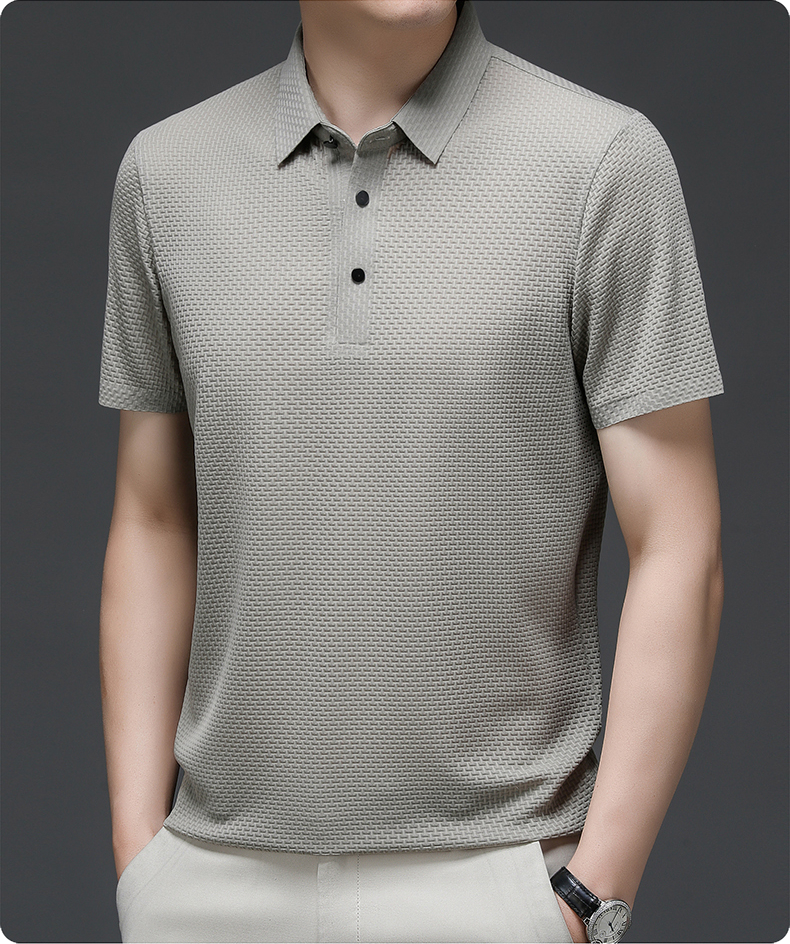 Prestigio Zijde Textuur T-Shirt