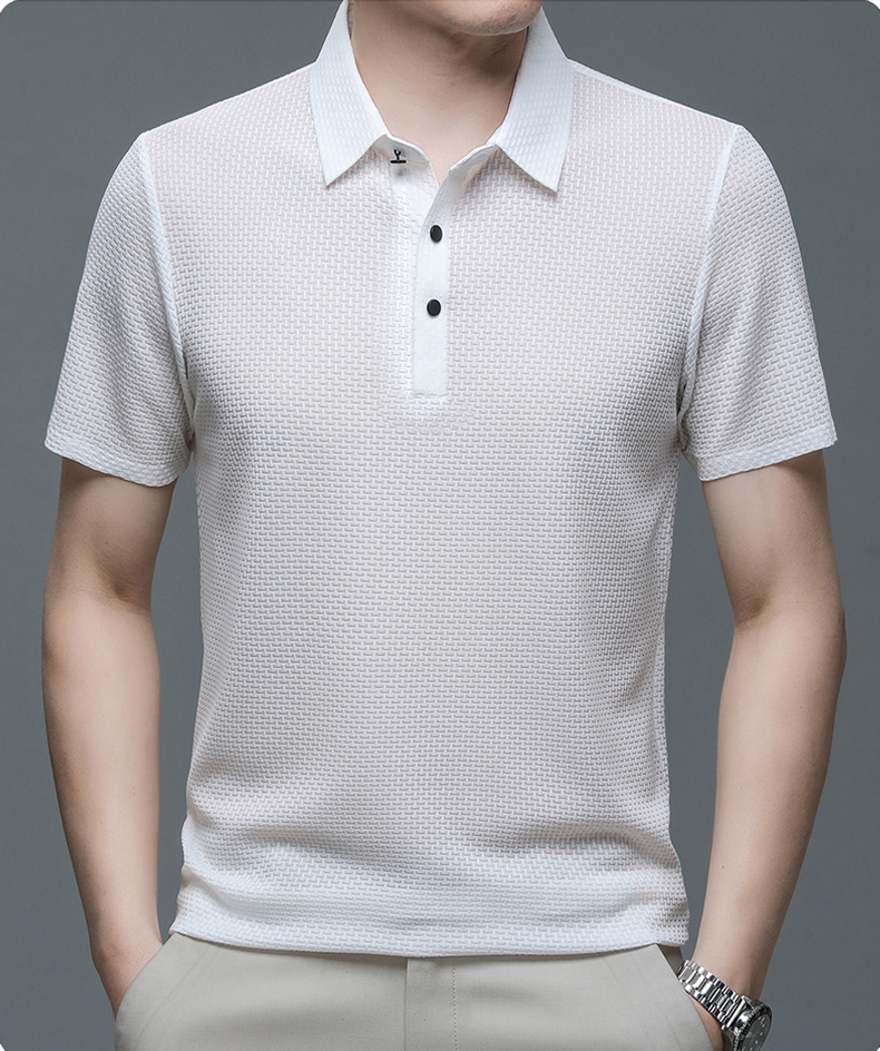 Prestigio Zijde Textuur T-Shirt