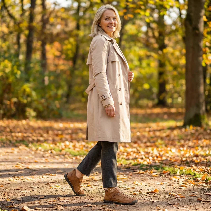 Gisela - Comfortabele orthopedische schoenen met een huideffect