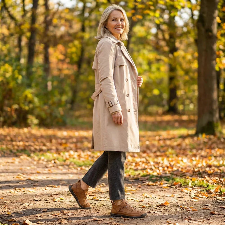 Gisela - Comfortabele orthopedische schoenen met een huideffect