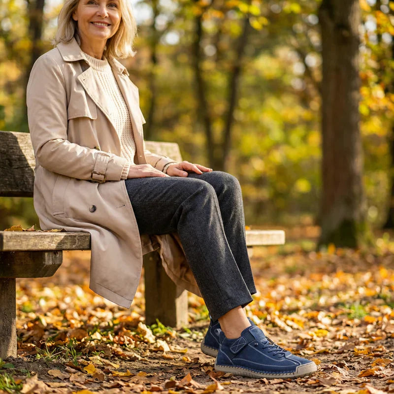 Gisela - Comfortabele orthopedische schoenen met een huideffect