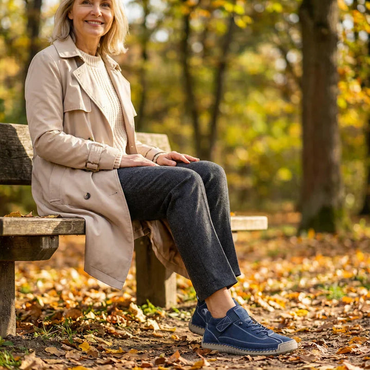 Gisela - Comfortabele orthopedische schoenen met een huideffect